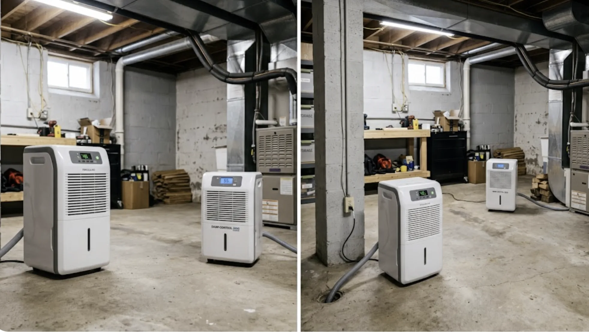 Dehumidifier In Your Basement