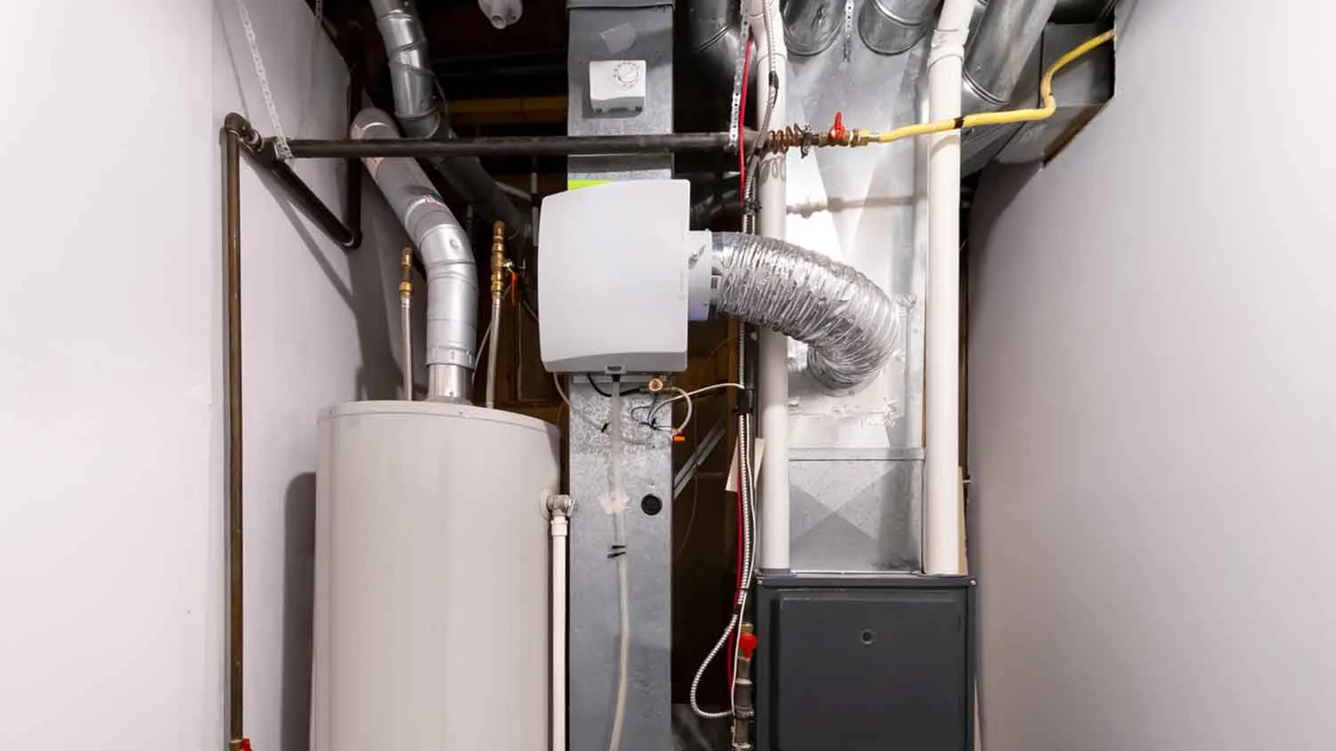 Dehumidifier Near a Furnace