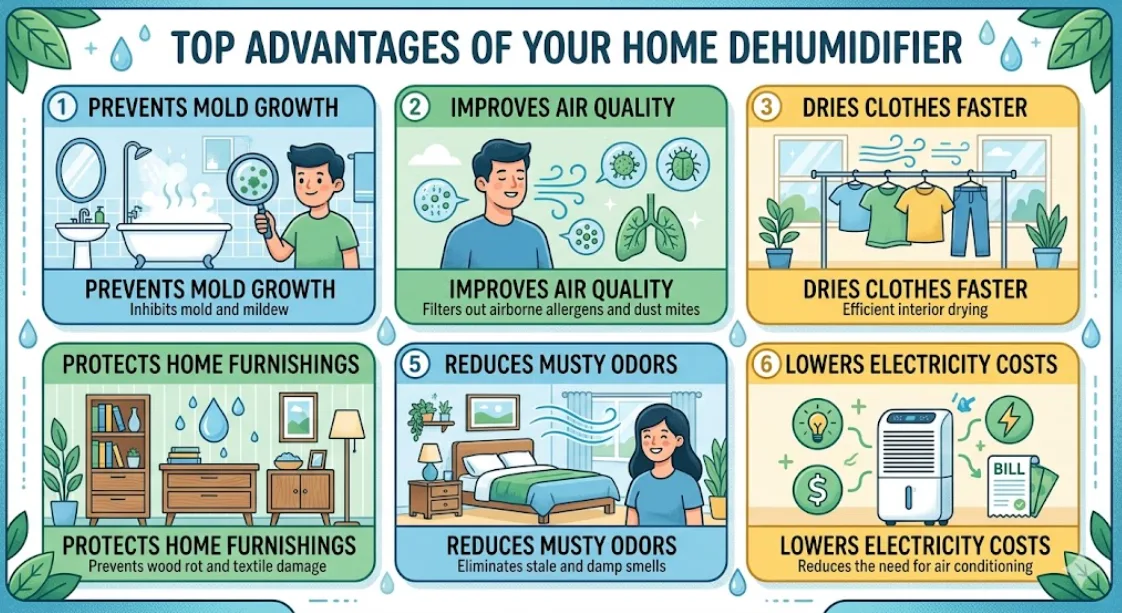The Advantages of a Dehumidifier
