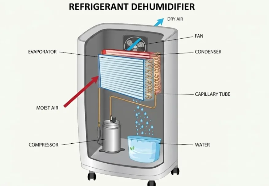 Home Dehumidifier Components Explained: How a Moisture Control Unit Works for Maximum Efficiency